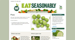 Desktop Screenshot of eatseasonably.co.uk
